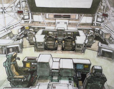 Чужой 1979 корабль ностромо интерьер