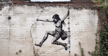 Мурал бэнкси