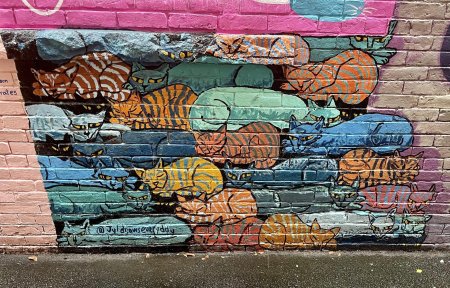 Стена граффити