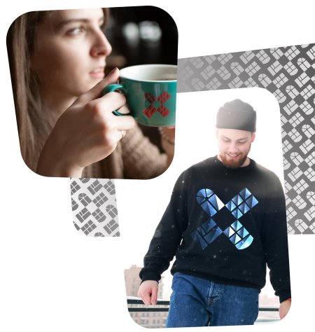 Printio свитшот мужской с полной запечаткой