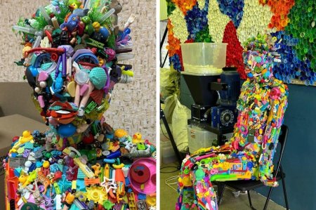 Скульптура из мусора