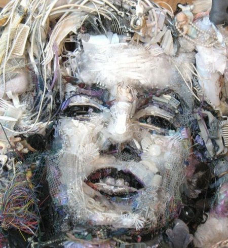 Trash art. картины из мусора от тома дейнингера