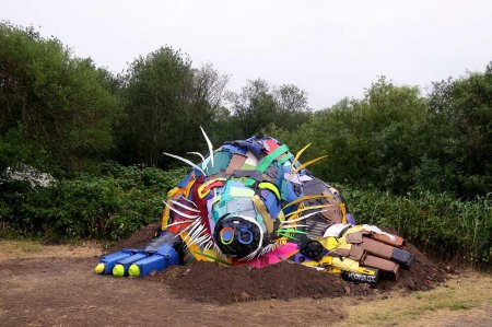 Артур бордало скульптуры животных из мусора