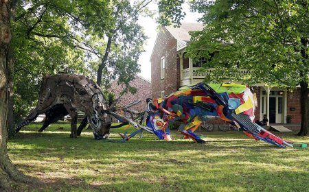 Скульптуры из мусора пластик артур бордало