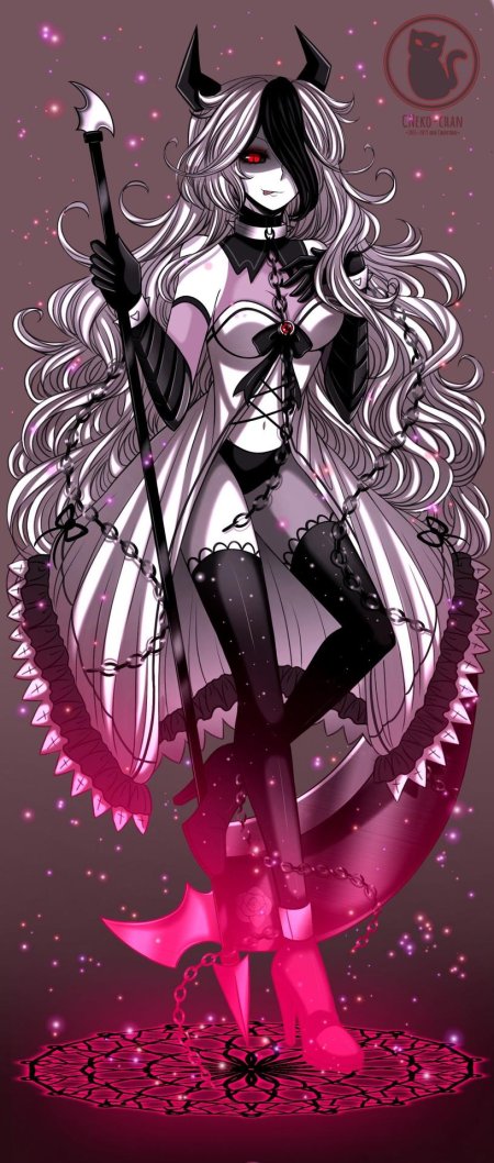 Аниме девушка демон