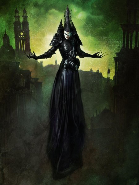 Готический арт некромантия