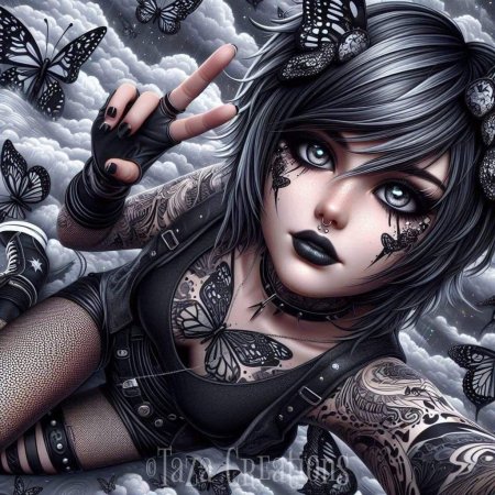 Готическая девушка