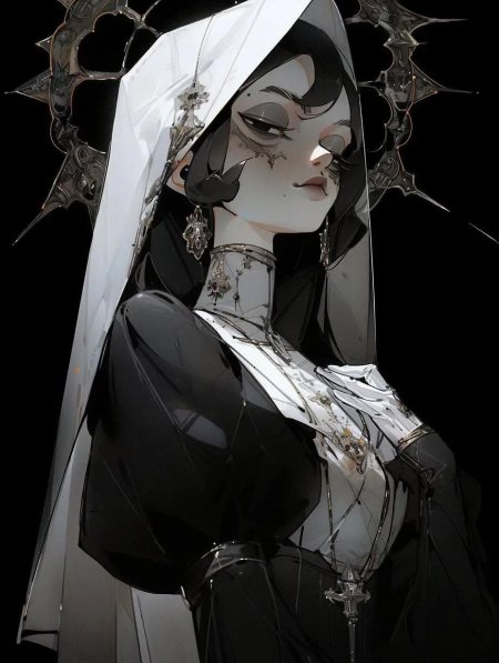 Монашка арт