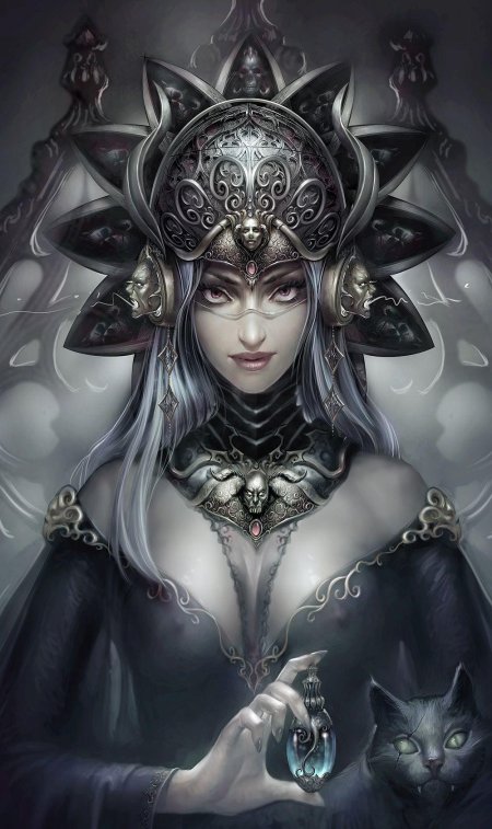 Трефовая королева арт