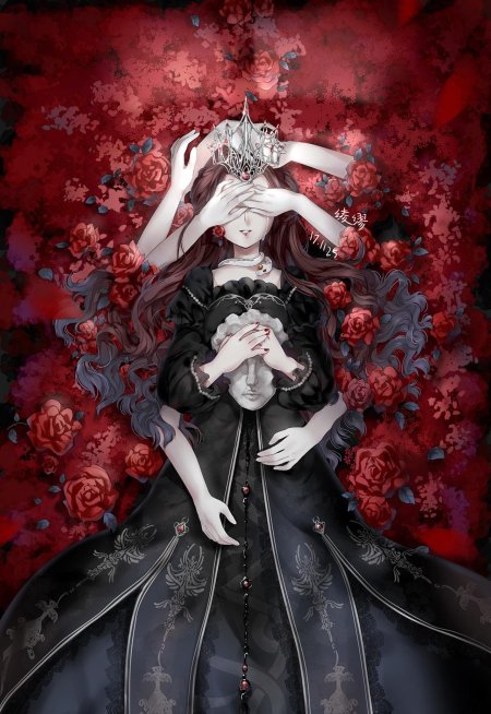 Аниме девушки в готическом стиле