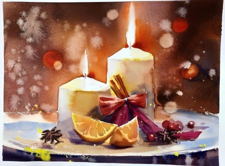 Новогодние натюрморты