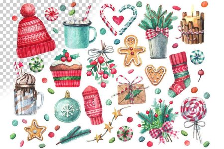 Новогодние рисунки из пинтерест