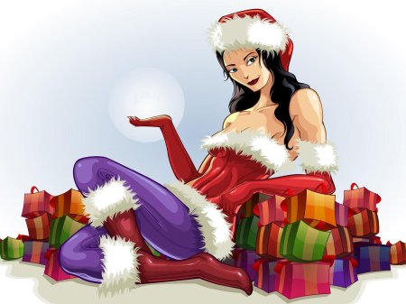 Снегурочка брюнетка