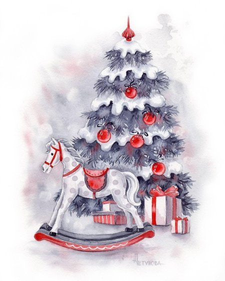 Рождественские иллюстрации