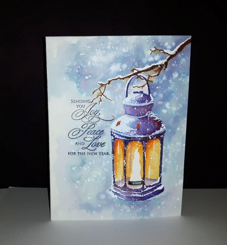 Новогодние открытки акварель