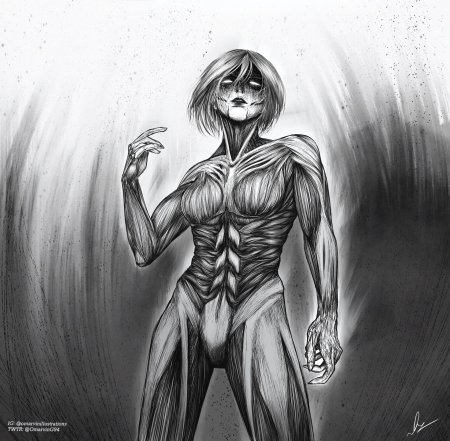 Атака титанов женская особь