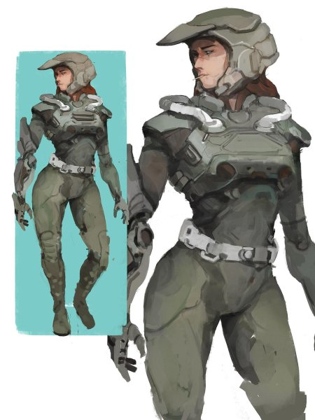 Меха с пилотом концепт арт