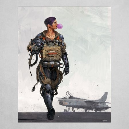 Киберпанк дизайн персонажа