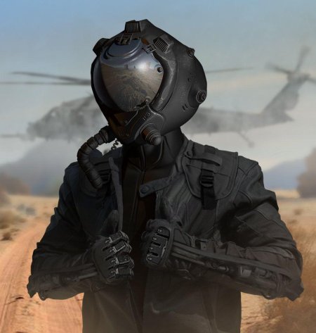 Sci fi солдат art