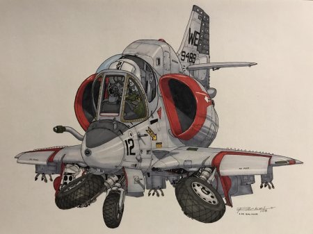 Рисованные самолёты