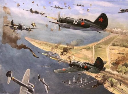 Воздушный бой советские самолеты вов 1941-1945