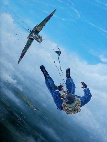 Дейнека парашютист