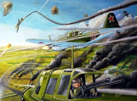 Картина воздушный бой