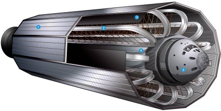 Космический корабль с варп двигателем