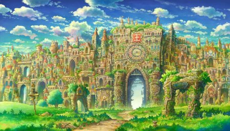 Сказочный город арт