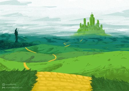 Волшебник изумрудного города дорога из желтого кирпича