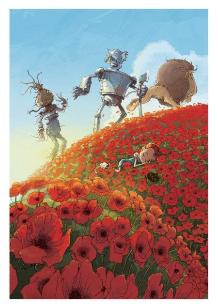 Волшебник изумрудного города маковое поле