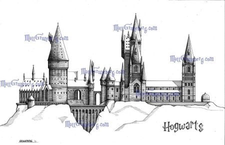 Гарри поттер замок хогвартс