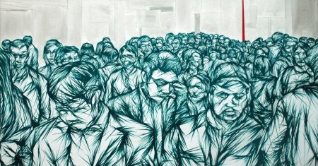 Рисунок толпы