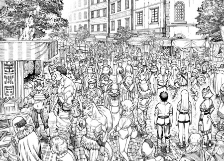 Манга толпа