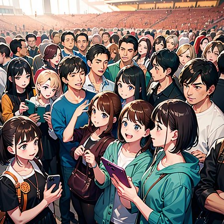 Аниме толпа