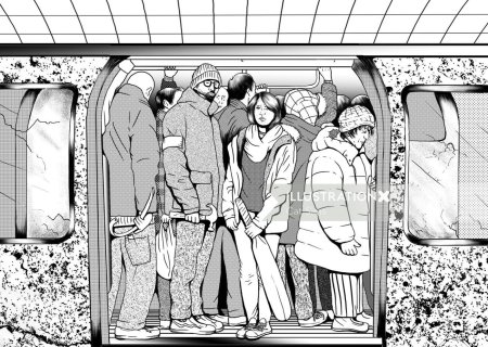 Наброски толпы людей