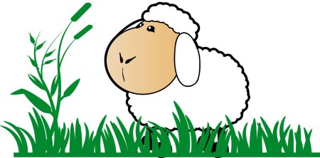 Овечки рисунок