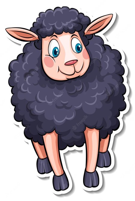 Баран мультяшный