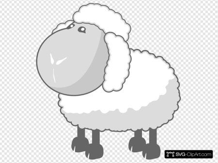 Овечка мультяшная