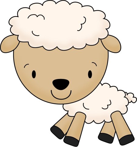 Овечка мультяшная