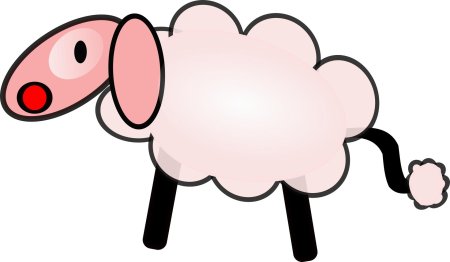 Овечка мультяшный