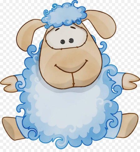 Овечка мультяшная