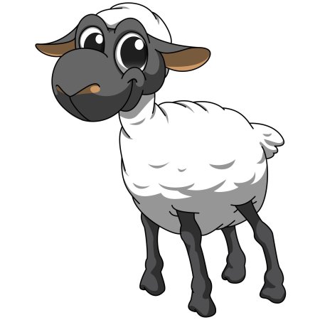 Барашек мультяшный