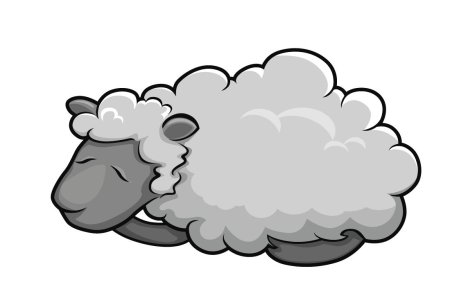Cartoon sheep