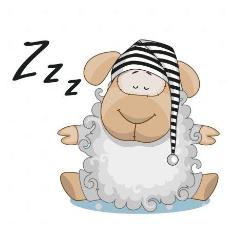 Мультяшная овечка