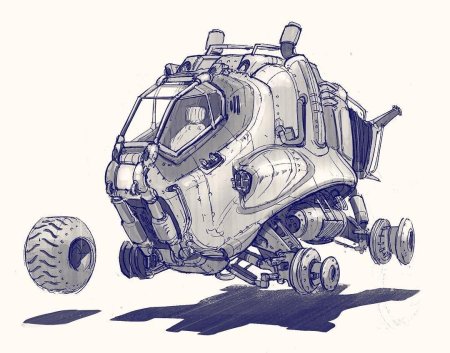 Звездолеты скетч концепт