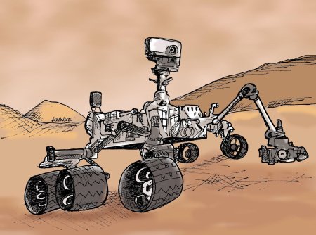 Curiosity rover марсоход