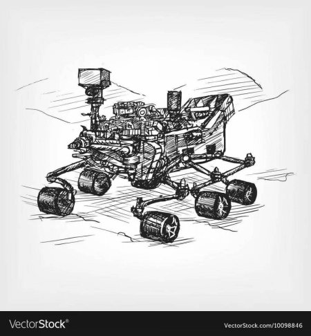 Марсоход кьюриосити чертеж