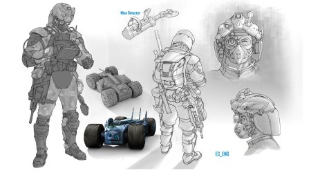 Концепт арты endwar