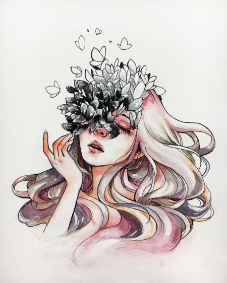 Маргарет моралес акварель